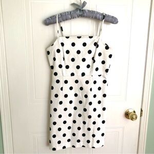 DRESS White Polka Dot Dress